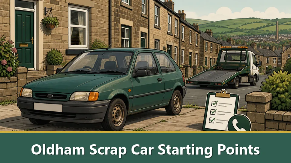 Oldham Scrap Car Starting Points